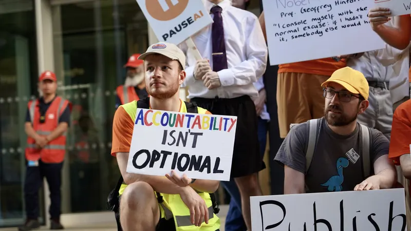 Alistair at the June 2025 London protest