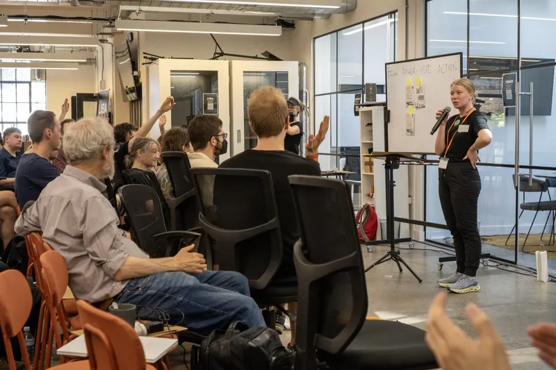 Ella's workshop at PauseCon London